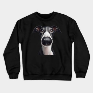 Greyhound Dog Boop Crewneck Sweatshirt